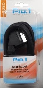 ギャラリービューアに画像をロードする, Enzo pro-1 scart kabel 21 polig 1,5 meter standaard - 9242000
