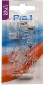 Afbeelding laden in galerijviewer, Enzo pro-1 steker 8 8 rj45 blister 10 stuks 9297000
