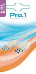 Enzo pro-1 usb 3.0 a male naar a male 1.8 meter - 9280240