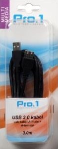 Cargue la imagen en el visor de la galería, Enzo pro-1 usb kabel a-male -> a-female 3 meter - 9280222
