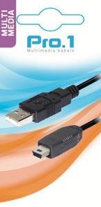 ギャラリービューアに画像をロードする, Enzo pro-1 usb kabel a-male -> b-mini male 1,8 meter - 9280195
