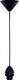 Enzo snoerpendel zwart 80 cm 5473820