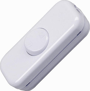 Enzo snoerschakelaar wit met ra 10a 7401020