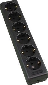 Enzo tafelcontactdoos ra 6v langwer. zwart pq - 6871951