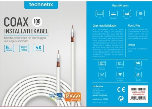 Load image into Gallery viewer, Enzo technetics coax kabel 100m shop 4g - 2076040

