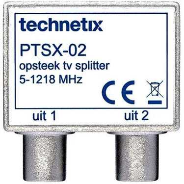 Enzo technetics ptsx-02 -coax opdruk verdeler iec - 2074040