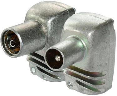 Enzo technetics set 2 stuks coaxpluggen haaks metaal 4g - 2074010