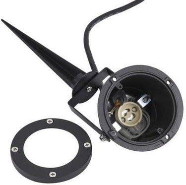 Enzo tuinspot op spie zwart gu10 outdoor 5070103