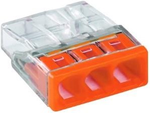 Load image into Gallery viewer, Enzo wago lasklem 3x0,5-2,5mm transoranje ds100 4047224
