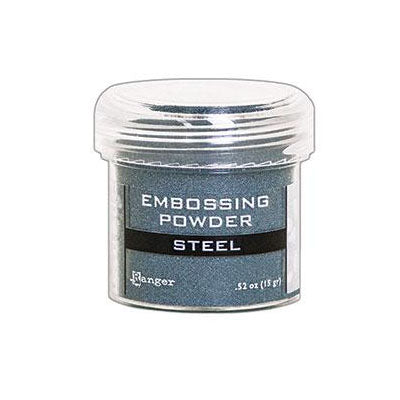 Load image into Gallery viewer, Ranger ink ranger • embossing powder metallic steel
