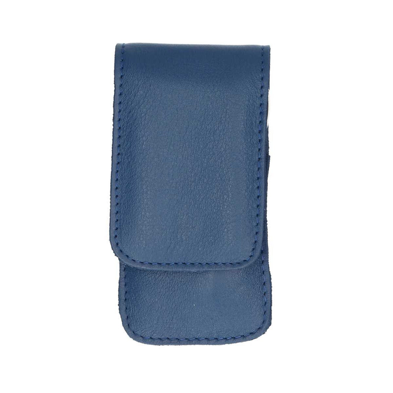 Load image into Gallery viewer, Erbe solingen 3-delige manicure etui met drukknoopsluiting donkerblauw (erbe9071)
