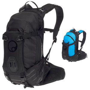 Ergon BA2 Zwart - Compacte AllMountain rugzak voor actiecamera's, verstelbaar draagsysteem, 10L capaciteit