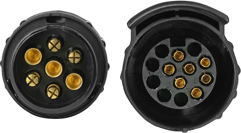 Load image into Gallery viewer, Eufab las short adapter mini 7 to 13-pin

