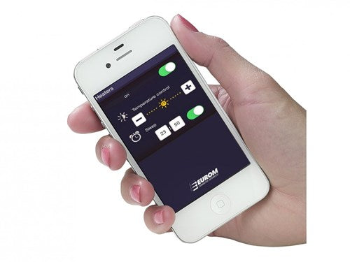 Afbeelding laden in galerijviewer, Eurom heat and beat bluetooth terrasverwarmer wit - 334593
