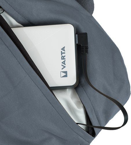 Cargue la imagen en el visor de la galería, Eurom warmigo grey | warmtekussen | tot 10 uur warmte | powerbank 20.000 mah meegeleverd | instelbaar in 3 standen - 346626
