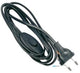 Enzo eurosnoer 2x0,75qmm met schakelaar zwart 3m - 1065230