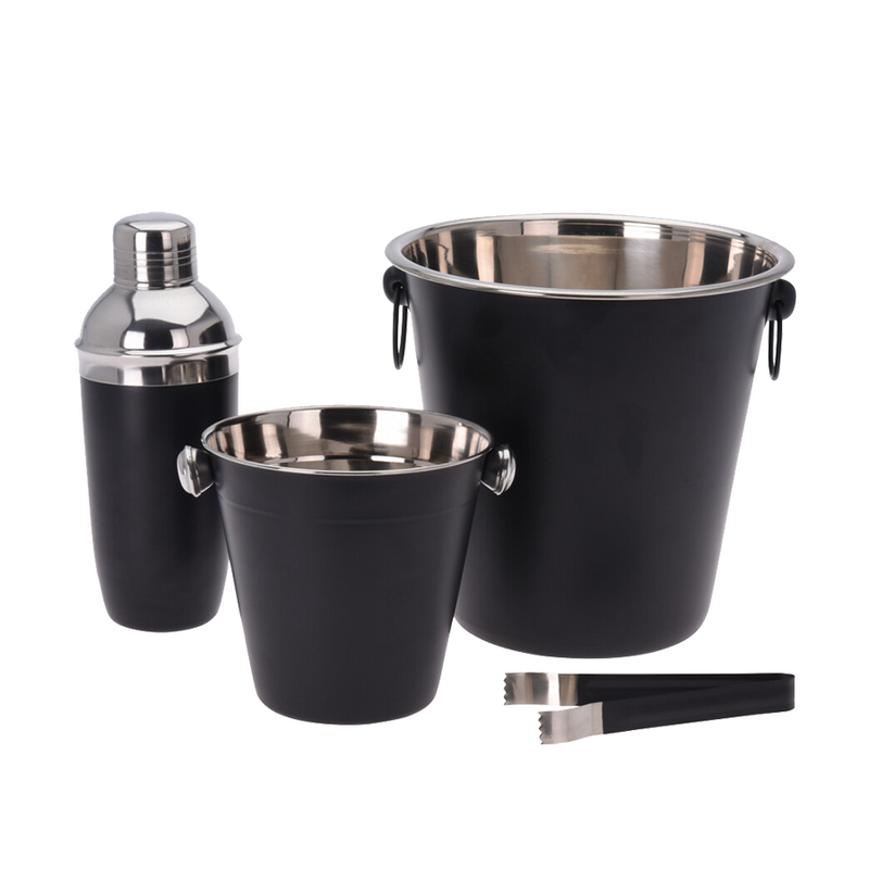 Load image into Gallery viewer, Ty excellent houseware barset rvs zwart 4-delig
