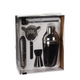Excellent houseware cocktailshakerset zwart 5-delig