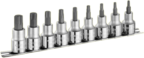 Expert by facom schroevendraaierdoppenset torx® 1 2 | 9-delig | e032936 - e032936