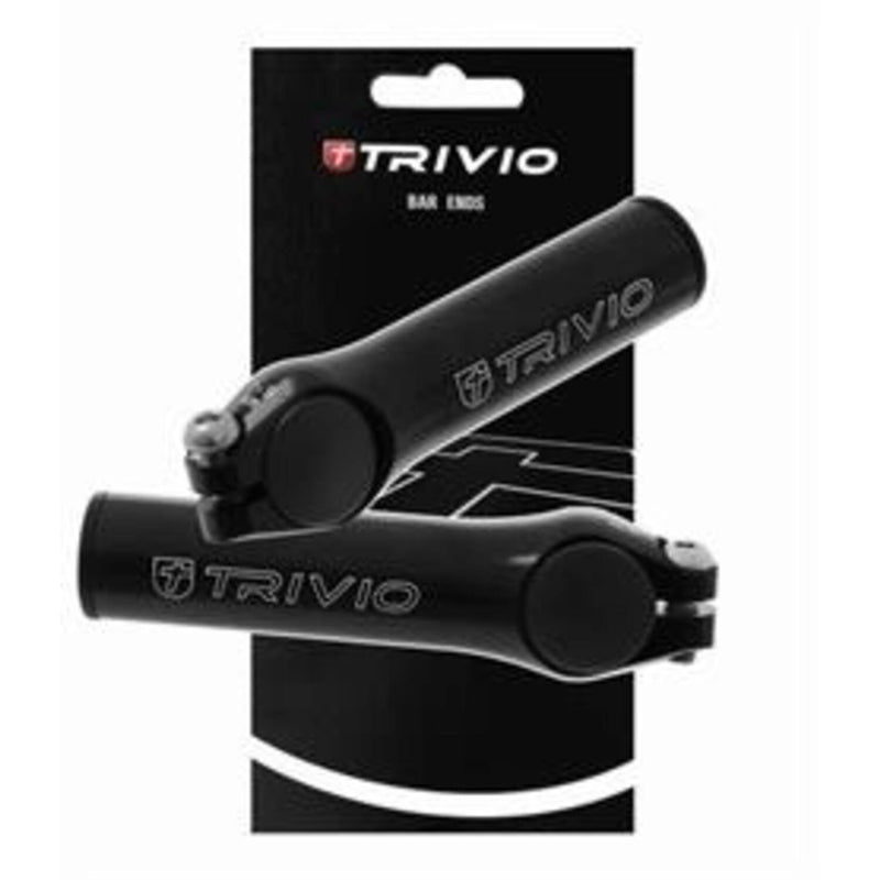 Load image into Gallery viewer, Trivio - bar ends sl zwart 85mm
