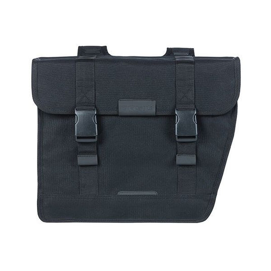 Basil Kavan Eco Classic 46L Dubbele Fietstas Zwart
