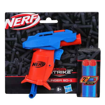 Hasbro nerf alpha strike slinger met 2 pijltjes