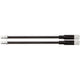 Elvedes cable systems bv verstelbare flex v-brake kabelpijpje elvedes lichtmetaal - zwart (2 stuks)