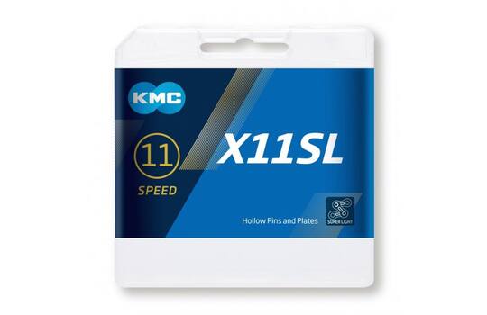 Cargue la imagen en el visor de la galería, KMC Fietsketting X11SL Ti-N goud zwart
