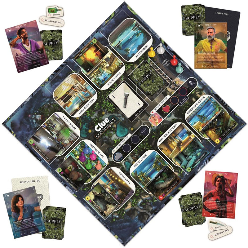 Load image into Gallery viewer, Hasbro Cluedo Conspiracy Bordspel
