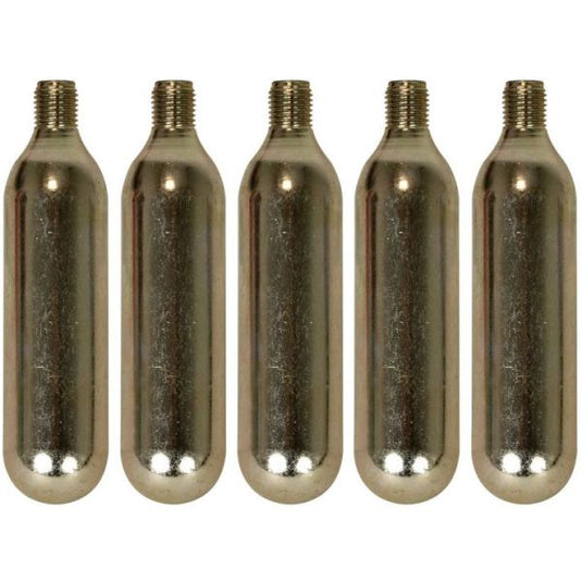 Dresco co2- cartridge brandless met draad - 5 stuks à 16 gram