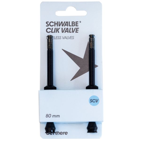 Load image into Gallery viewer, Schwalbe tubeless ventiel scv 60 mm (2 stuks)
