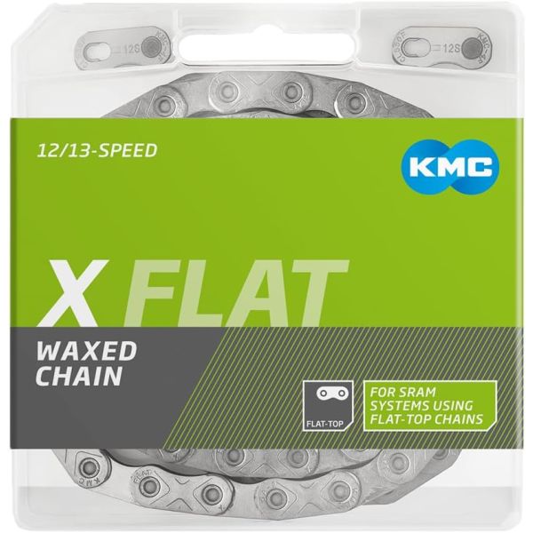 Load image into Gallery viewer, Kmc x flat waxed - silver (nickel plated)
