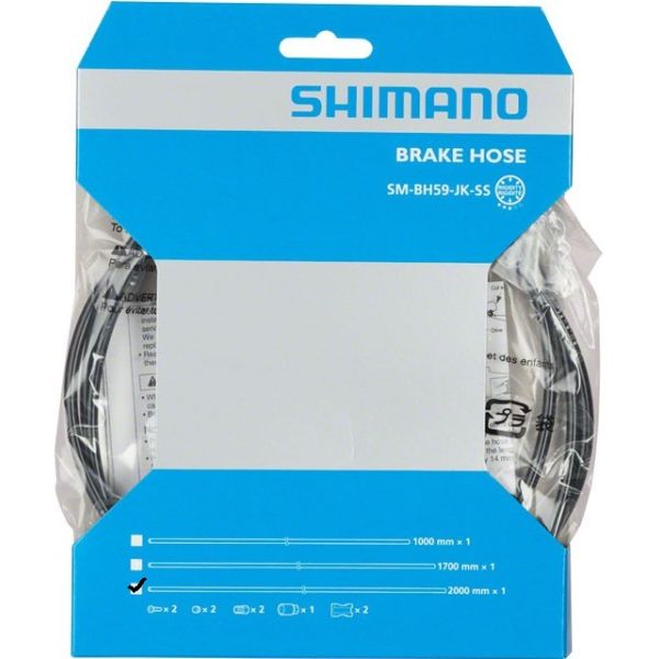 Load image into Gallery viewer, Shimano bremsleitung sm-bh59 br.line shim.sm-bh59 2000mm bl.shortable
