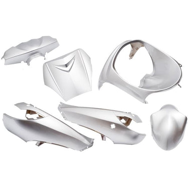 Edge plaatset 6-delig voor peugeot vivacity tot bouwjaar 2008 - zilver metallic