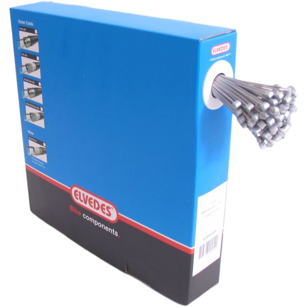 Load image into Gallery viewer, Rem binnenkabel Elvedes 2000mm RVS ø1,5mm T-nippel (100 stuks)
