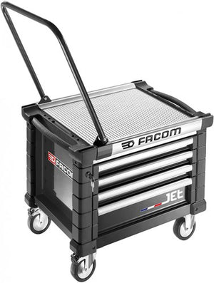 Facom jet gereedschapswagen 4 laden m3 laag zwart - jet.cr4nm3a - jet.cr4nm3a