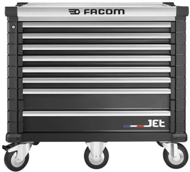 Facom jet gereedschapswagen 8 laden m5 zwart - jet.8nm5a - jet.8nm5a