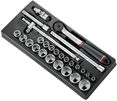 Facom module 1 2 doppen 6 kant en ratel s.161b - l4 - mod.s161-46
