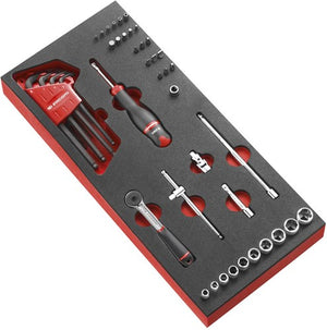 Facom module doppen 1 4 6-kant en accessoires - metrisch - modm.r161-36