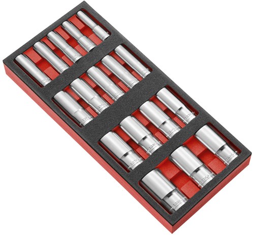 Facom module lange 6-kant doppen 1 2”