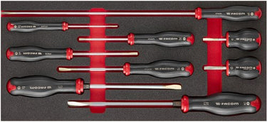 Facom module van foam met 9 protwist® schroevendraaiers - modm.at4pb