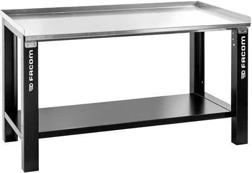 Afbeelding laden in galerijviewer, Facom stand werkbank | 1,5m + gegalvan werkblad - wb2.1500gs
