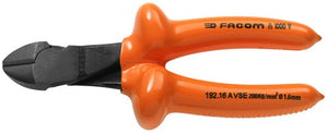 Facom zijkniptang harde draad, geisoleerd 180mm - 192.18avse