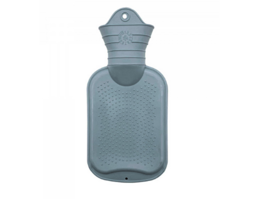 Fairzone natuurrubber warmwater kruik - fsc - 0.7l - grijs