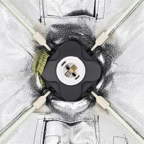 Load image into Gallery viewer, Falcon Eyes Daglichtlamp met Opvouwbare Softbox LH-ESB5050 50x50 cm
