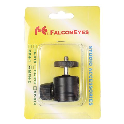 Load image into Gallery viewer, Falcon Eyes MiniBalhoofd Zwart MPH-2
