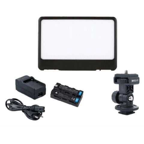 Load image into Gallery viewer, Falcon Eyes Soft LED Lamp Set Dimbaar DV-80SL-K2 incl. Accu
