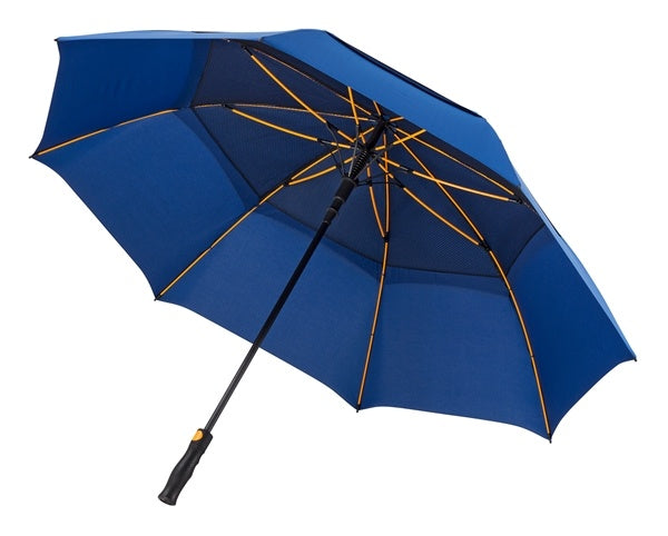 Load image into Gallery viewer, Falcone Golfparaplu windproof 130 cm polyester blauw
