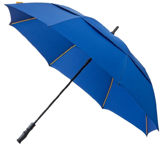 golfparaplu windproof 130 cm polyester blauw