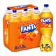 Fanta orange pet (6x 1,5 liter)